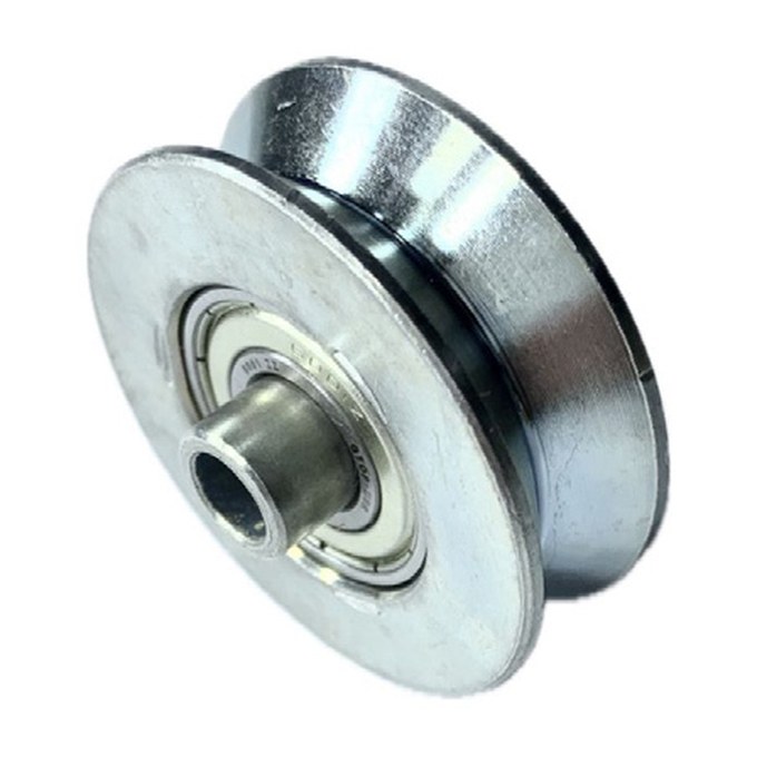 Roldana com cubo de aço